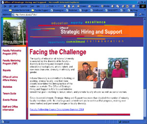 Web Development Portfolio - Indiana University Office of Strategic Hiring and Support